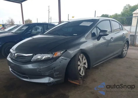 2012 Honda Civic Lx z USA, uszkodzony, nr VIN 19XFB2F5XCE001168